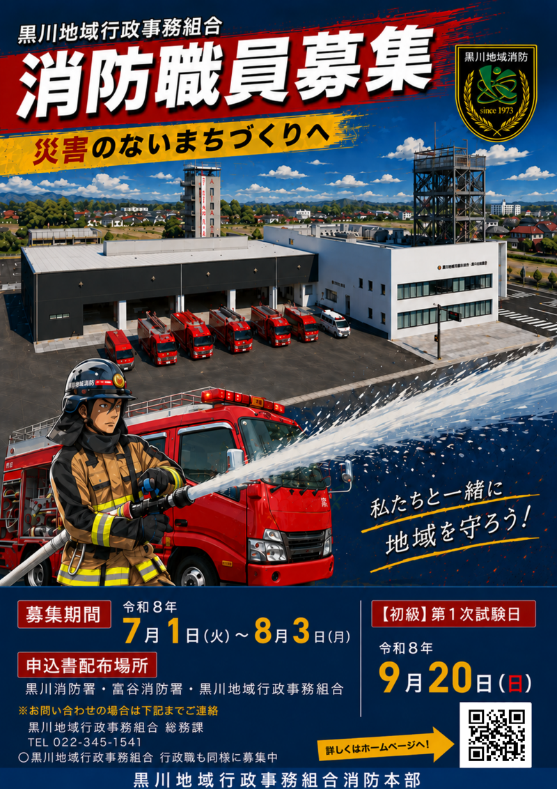 令和8年度消防職員募集