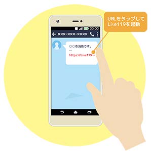 スマートフォンURLクリックイメージ